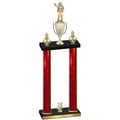 Double Red Glacier Year Holiday Trophy
