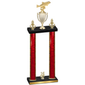 Double Red Glacier Year Fishing Trophy