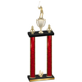 Double Red Glacier Fourth Place Golf Trophy