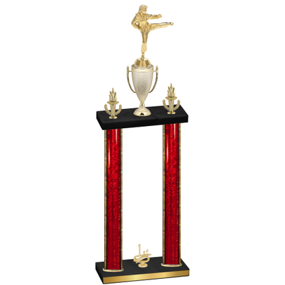 Double Red Glacier First Place Karate Trophy