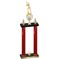 Double Red Glacier Second Place Softball Trophy