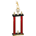 Double Red Glacier Victory Softball Trophy