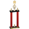 Double Red Carbon Fiber Victory Insert Trophy