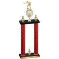 Double Red Carbon Fiber Victory Shooter Trophy