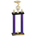 Double Purple Carbon Fiber Second Place Cars Trophy