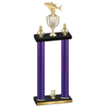 Double Purple Carbon Fiber Year Fishing Trophy