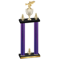 Double Purple Carbon Fiber Victory Fishing Trophy