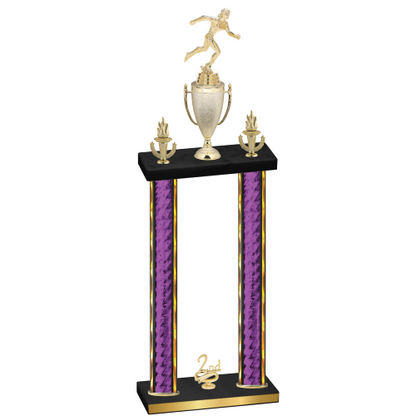 Double Purple Glacier Second Place Running Trophy