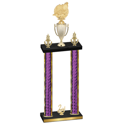 Double Purple Glacier Second Place Swimming Trophy