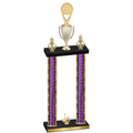 Double Purple Glacier First Place Insert Trophy