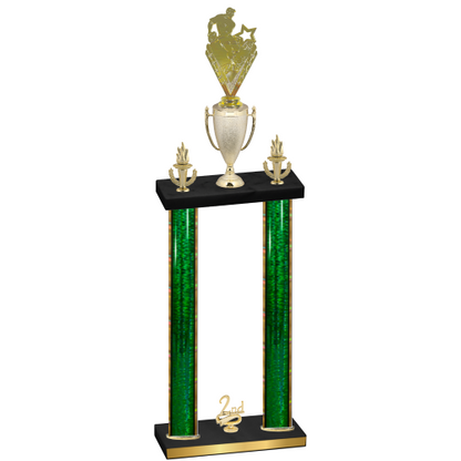 Double Green Glacier Second Place Rugby Trophy