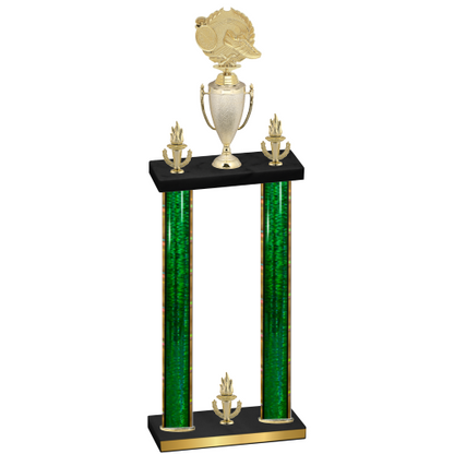 Double Green Glacier Victory Running Trophy