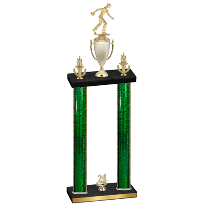 Double Green Glacier Year Bowling Trophy