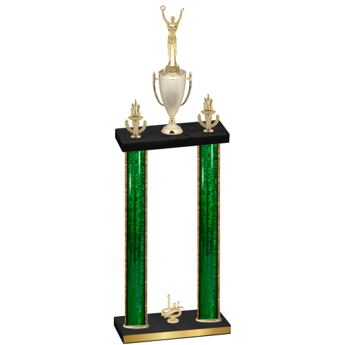 Double Green Glacier First Place Victory Trophy
