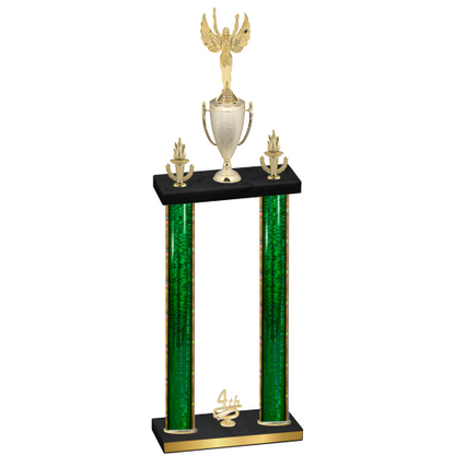 Double Green Glacier Fourth Place Victory Trophy