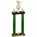 Double Green Glacier Fourth Place Fishing Trophy