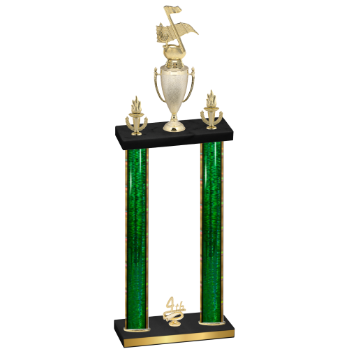 Double Green Glacier Fourth Place Music Trophy