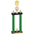 Double Green Carbon Fiber Victory Pickleball Trophy