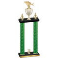 Double Green Carbon Fiber Year Fishing Trophy
