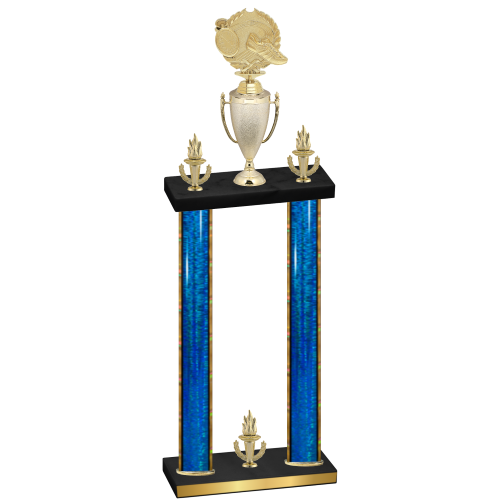 Double Blue Glacier Victory Running Trophy