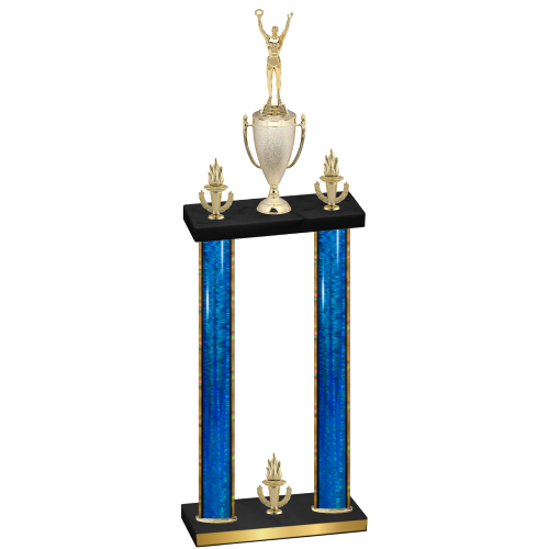 Double Blue Glacier Victory Victory Trophy