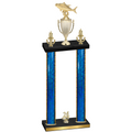 Double Blue Glacier Year Fishing Trophy