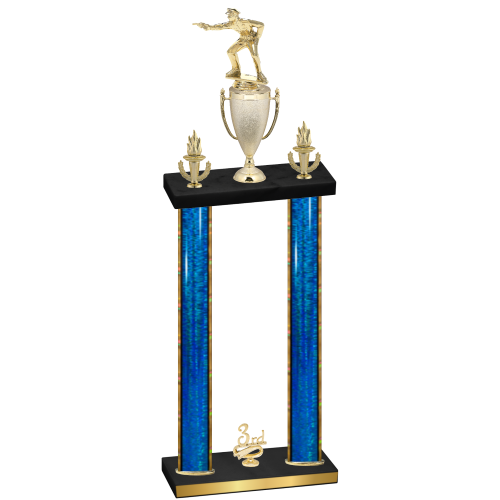 Double Blue Glacier Third Place Shooter Trophy