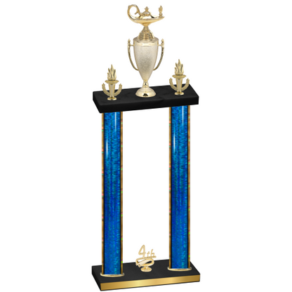 Double Blue Glacier Fourth Place Academics Trophy