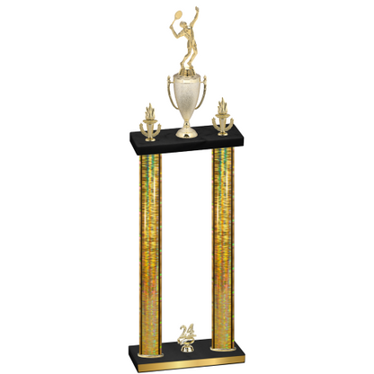 Double Gold Glacier Year Tennis Trophy