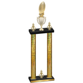 Double Gold Glacier Victory Football Trophy