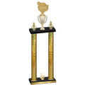 Double Gold Glacier Second Place Tennis Trophy