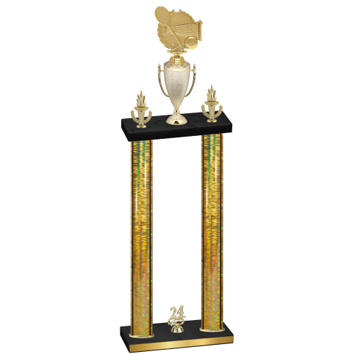 Double Gold Glacier Year Tennis Trophy