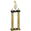 Double Gold Glacier First Place Football Trophy