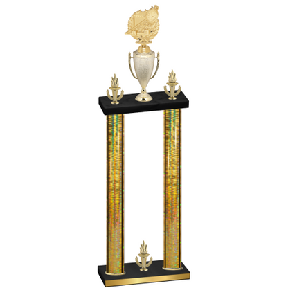 Double Gold Glacier Victory Swimming Trophy