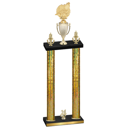 Double Gold Glacier Year Swimming Trophy