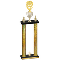 Double Gold Glacier Fourth Place Pickleball Trophy