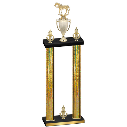 Double Gold Glacier Victory Horses Trophy
