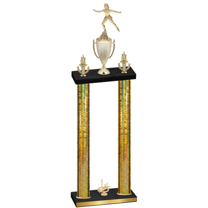 Double Gold Glacier First Place Skater Trophy