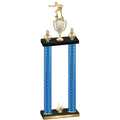 Double Blue Carbon Fiber First Place Shooter Trophy