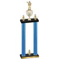 Double Blue Carbon Fiber Victory Holiday Trophy