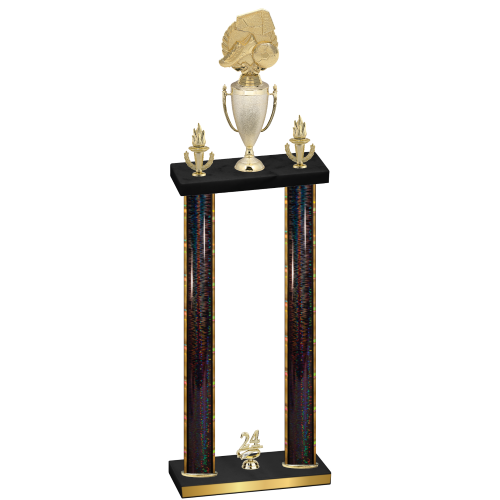 Double Black Glacier Year Soccer Trophy