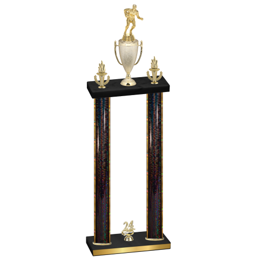 Double Black Glacier Year Rugby Trophy