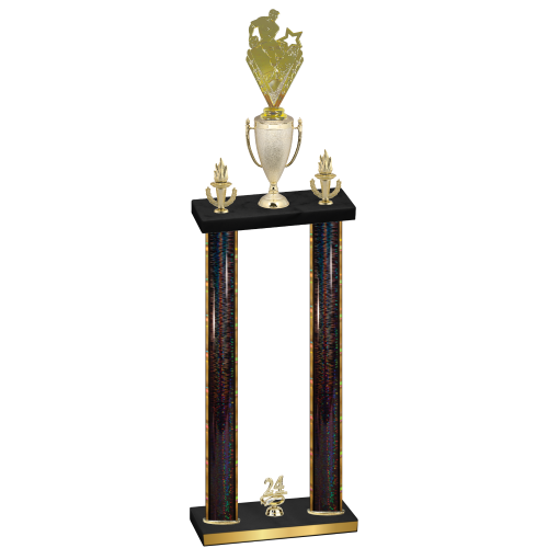 Double Black Glacier Year Rugby Trophy