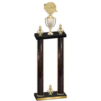 Double Black Glacier Victory Running Trophy