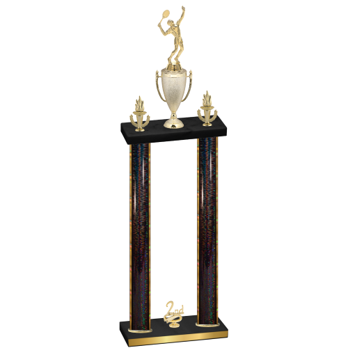 Double Black Glacier Second Place Tennis Trophy