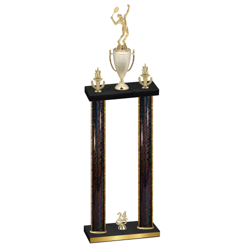 Double Black Glacier Year Tennis Trophy