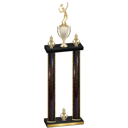 Double Black Glacier Victory Tennis Trophy