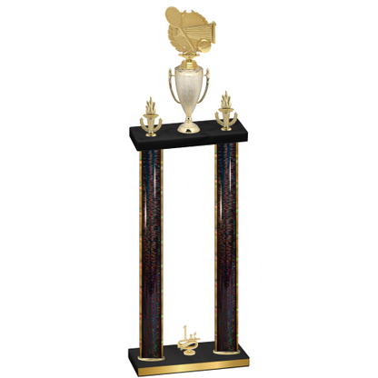 Double Black Glacier First Place Tennis Trophy