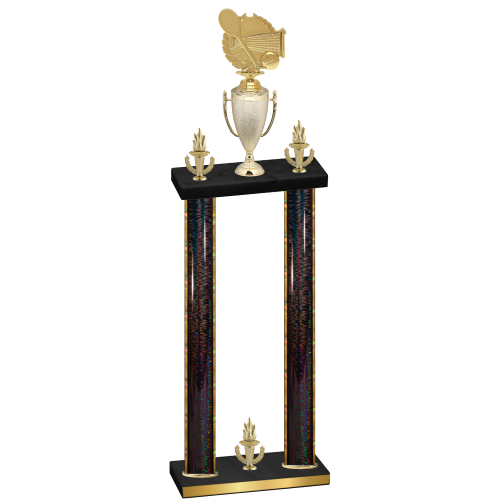 Double Black Glacier Victory Tennis Trophy
