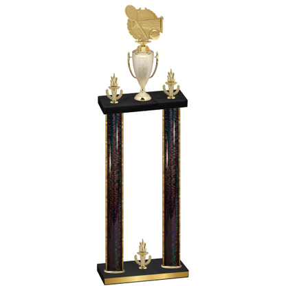 Double Black Glacier Victory Tennis Trophy